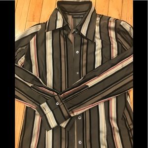 Stripe button down Kenneth Cole shirt